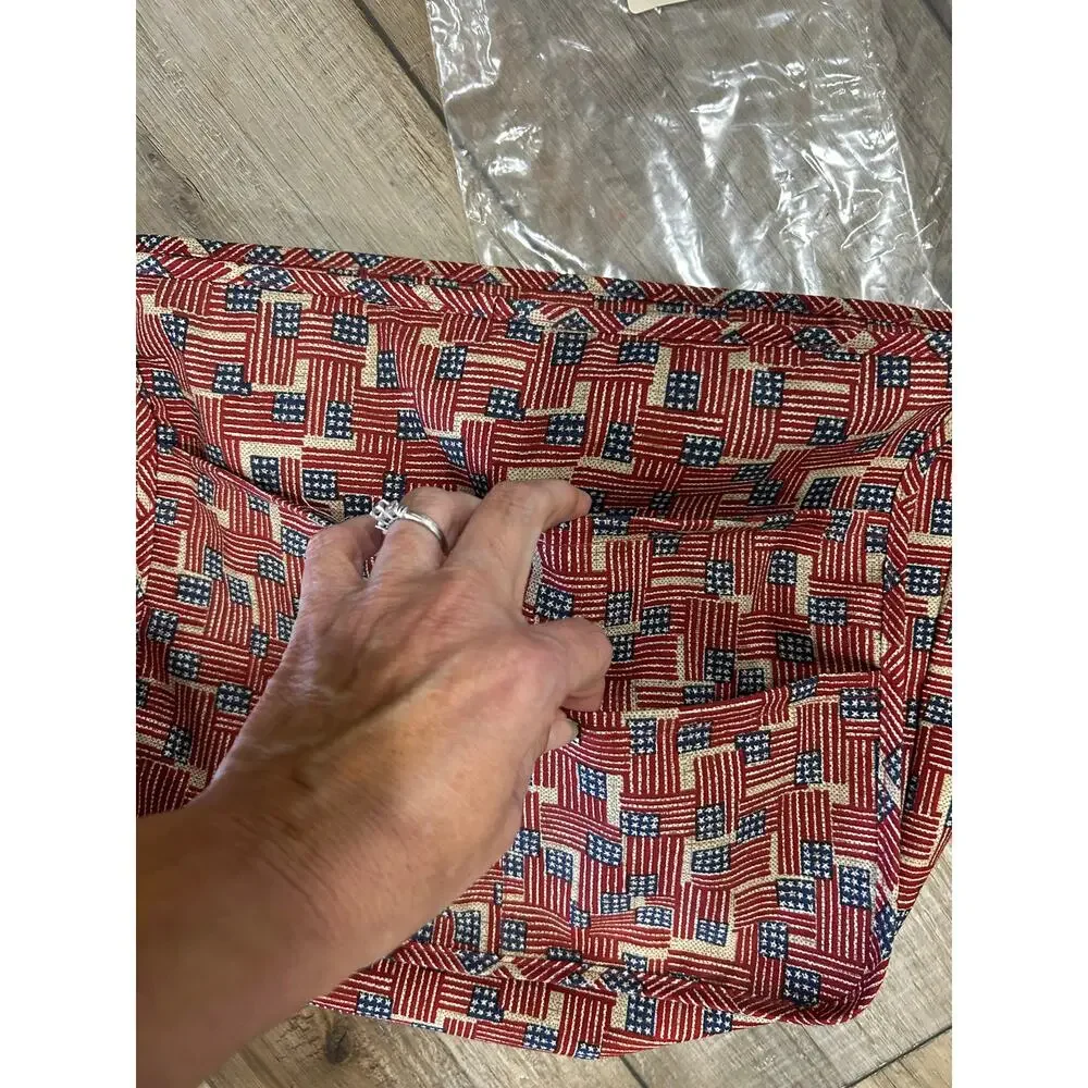 Longaberger MAGAZINE liner Coll Club 25th Anniversary Old Glory Flag Fabric SU